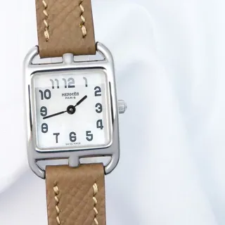 Hermès Cape Cod CC1.190 19mm White gold