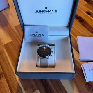 Junghans max bill 027/4601.00 40mm Steel Black