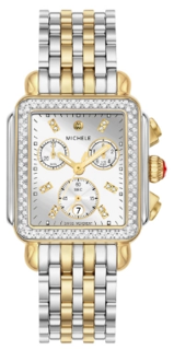 Michele Two-Tone Deco MWW06A000805 Yellow gold and Stainless steel Silver