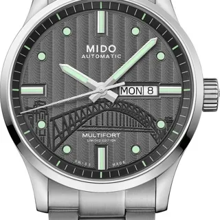 Mido Multifort M005.430.11.061.81 42mm Stainless steel Gray