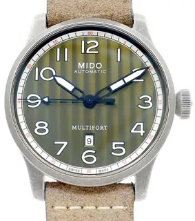 Mido Multifort M032.607.36.090.00 Stainless steel Green