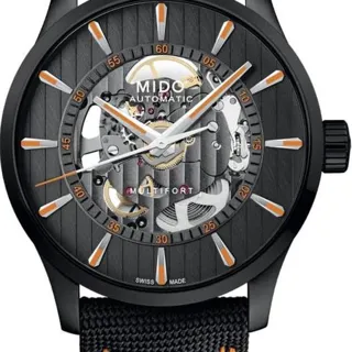 Mido Multifort M038.436.37.051.00 42mm Stainless steel Black