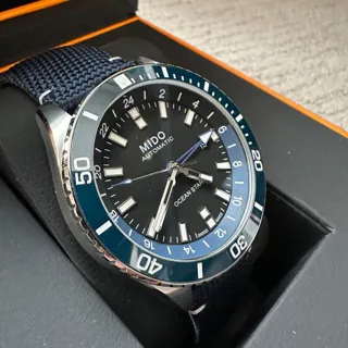 Mido Ocean Star GMT M026.629.17.051.00 44mm Stainless steel Black