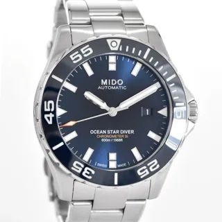 Mido Ocean Star M026.608.11.041.00 43.5mm Stainless steel Blue