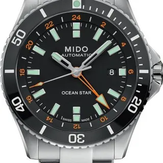 Mido Ocean Star M026.629.11.051.01 44mm Stainless steel Black