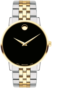 Movado Museum 607200 40mm Stainless steel Black