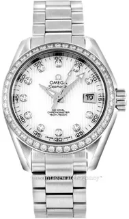 Omega Aqua Terra 231.15.30.20.55.001 30mm Stainless steel White