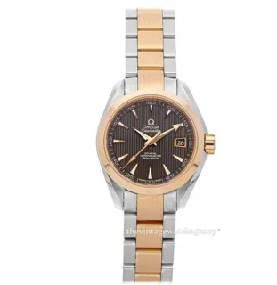 Omega Aqua Terra 231.20.30.20.06.001 30mm Stainless steel and Red gold Gray