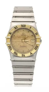 Omega Constellation Chronometer 3980876 35mm Yellow gold and Stainless steel Golden