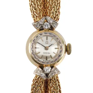 Omega 18k yellow gold Silver