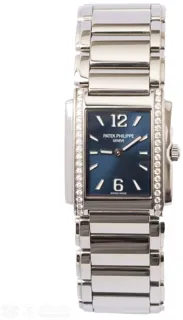 Patek Philippe Twenty~4 4910/1200A-001 25.1mm Stainless steel Blue