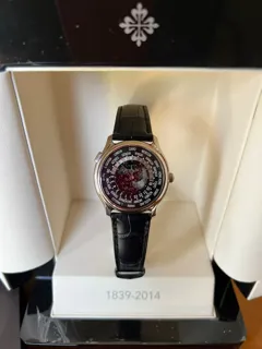 Patek Philippe World Time 5575G-001 40mm White gold Black