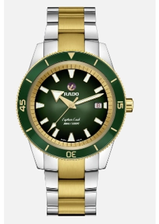 Rado Captain Cook R32138303 42mm Ceramic and Stainless steel and PVD Green