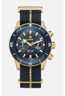 Rado Captain Cook R32146208 43mm Bronze and Ceramic and Titanium Blue