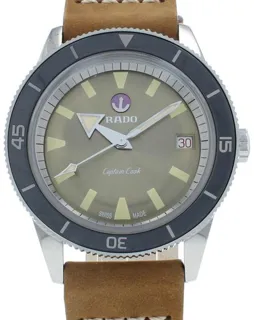 Rado Captain Cook R32500315 41mm Stainless steel Brown