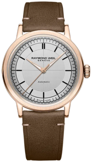 Raymond Weil Millesime 2925-PC5-65001 39.5mm stainless steel$rose gold PVD coating Silver