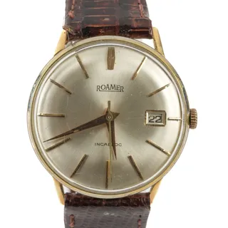 Roamer 18k yellow gold Silver