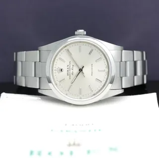 Rolex Air King 14000 ( DIAL) 34mm Stainless steel Silver