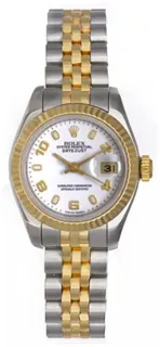 Rolex Lady-Datejust 179173 Stainless steel and 18k yellow gold White