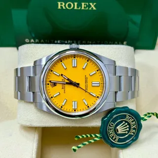 Rolex Oyster Perpetual 124300-0004 Stainless steel Golden