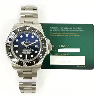 Rolex Sea-Dweller Deepsea 136660 44mm Stainless steel Blue