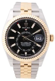 Rolex Sky-Dweller 336933 (TWO-TONE) 42mm Yellow gold and Stainless steel Black