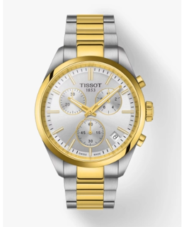 Tissot PR 100 T1504172203100 40mm stainless steel$yellow gold PVD coating Silver