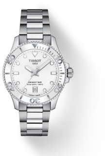 Tissot Seastar T120.210.11.011.00 36mm Stainless steel White