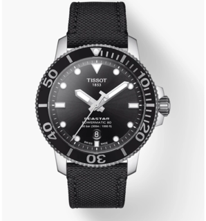 Tissot Seastar T120.407.17.051.00 43mm Stainless steel Black