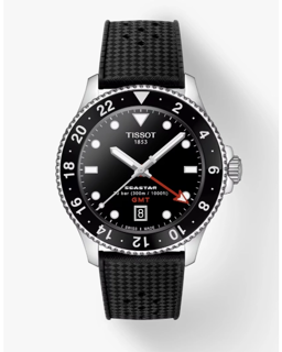 Tissot Seastar T1208521705100 40mm Stainless steel Black