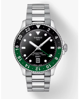 Tissot Seastar T1208521105100 Stainless steel Black