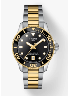 Tissot T-Sport T120.210.22.051.00 Yellow gold and Stainless steel Black