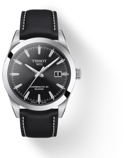 Tissot Gentleman Powermatic 80 Silicium T127.407.16.051.00 Stainless steel Black