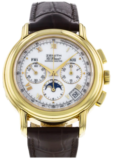 Zenith El Primero 30.0240.410 Yellow gold White