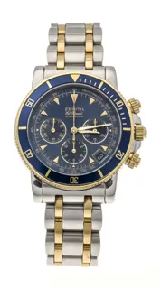 Zenith Rainbow 53.0370.400 Yellow gold and Stainless steel Blue