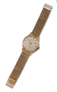 Zenith 36mm 18k yellow gold Beige