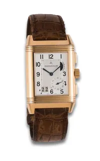 Jaeger-LeCoultre Reverso 240.2.18 36mm 18k yellow gold Black and Silver