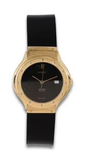 Hublot 35mm 18k yellow gold Black