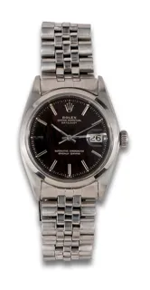 Rolex Datejust 37mm Stainless steel Black and Brown