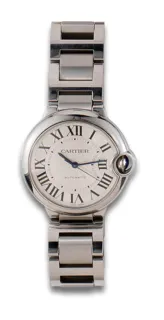 Cartier Ballon Bleu 36mm Stainless steel White