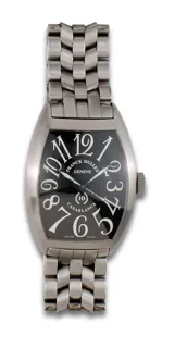 Franck Muller Casablanca 47mm Stainless steel Black