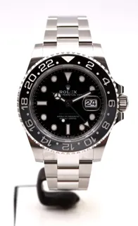 Rolex GMT-Master II 126710GRNR 40mm Stainless steel Black