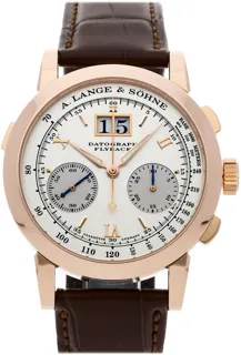 A. Lange & Söhne Datograph 403.032 Rose gold Silver