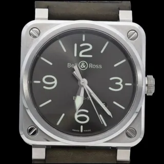 Bell & Ross BR039 MT39927 42mm Stainless steel Gray