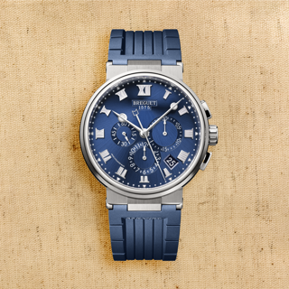 Breguet Marine 5527TI/Y1/5WV 42.5mm Titanium Blue