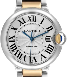 Cartier Ballon Bleu W2BB0012 Yellow gold and Stainless steel Silver