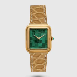 Cartier Tank 1634 25mm Yellow gold Green