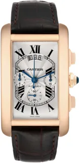 Cartier Tank Américaine W2609356 Rose gold Silver