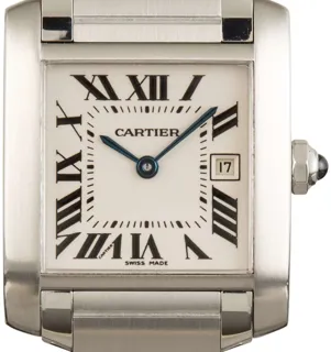 Cartier Tank Française W51011Q3 25mm Stainless steel Silver