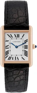 Cartier Tank Solo W5200025 34mm Stainless steel and 18k rose gold Silver